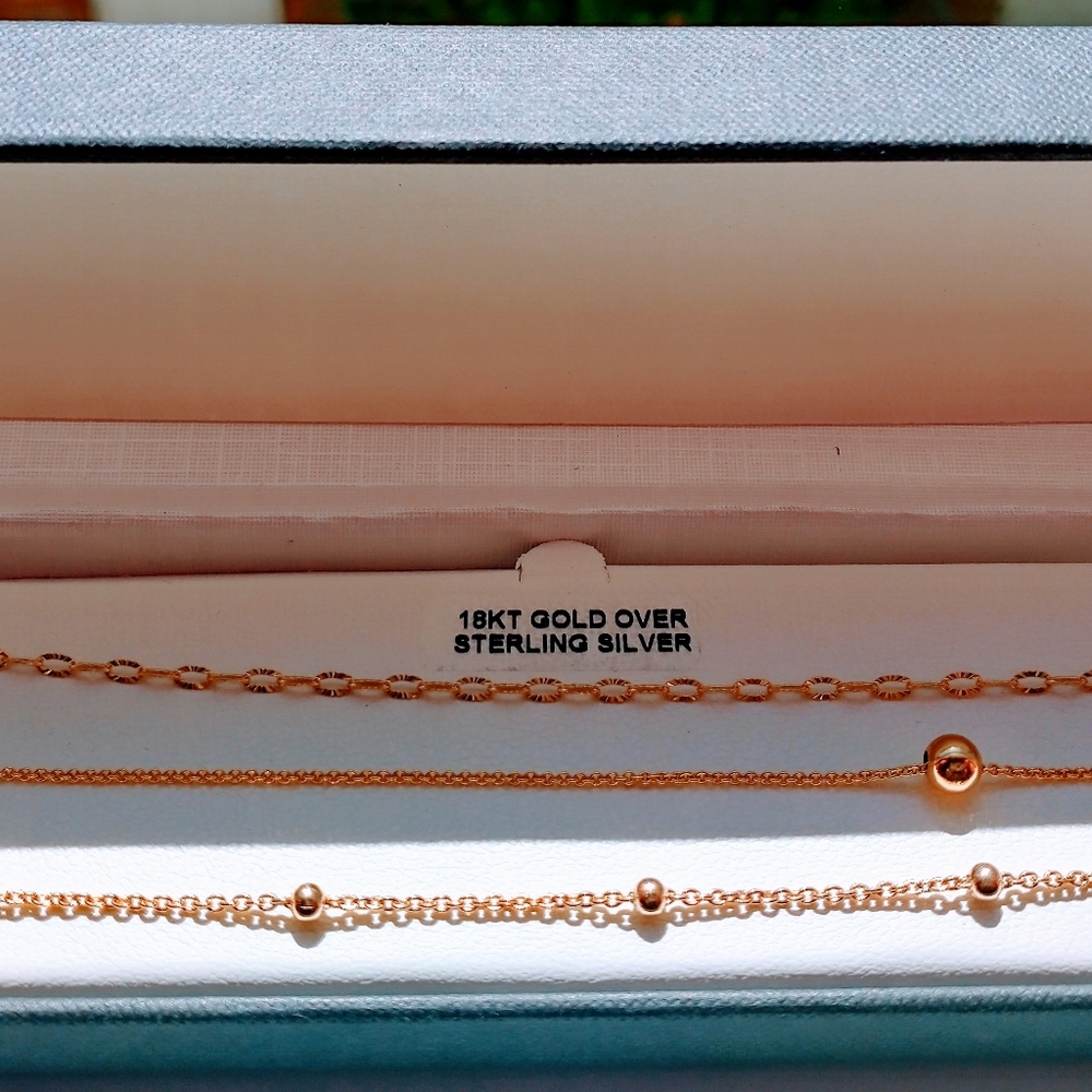 Giani Bernini 3pcs Set Gold link Chain Bracelet